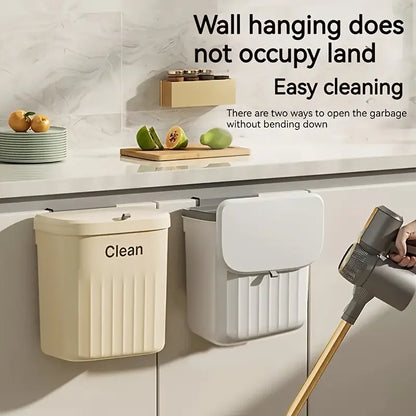 Wall-Mounted Kitchen Trash Can