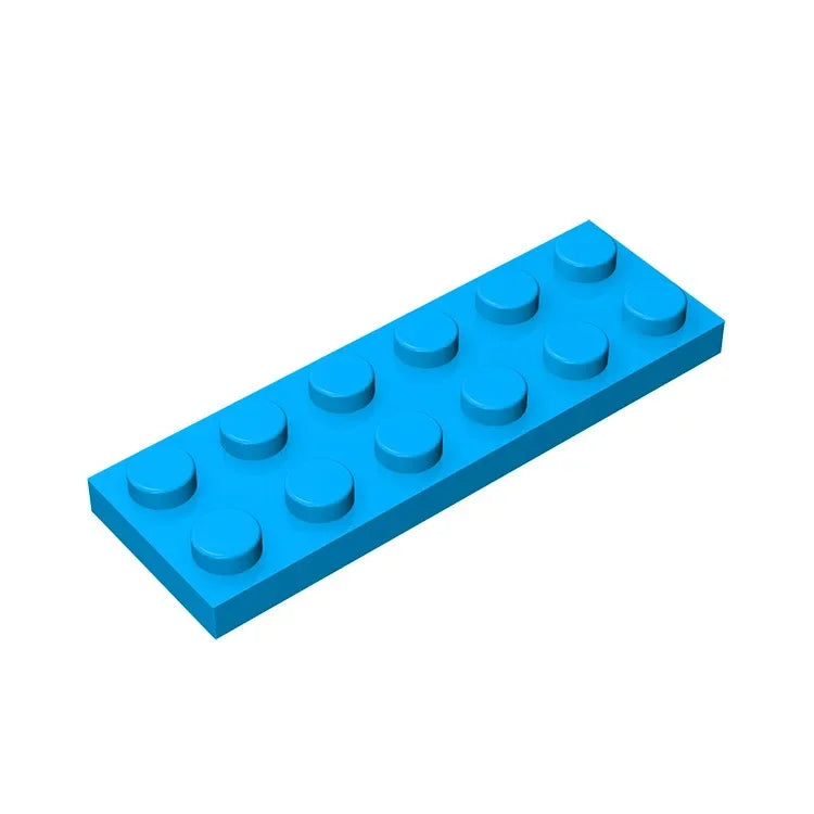 Plate 2 x 6 Building Block | Compatible Building Brick for DIY Creations