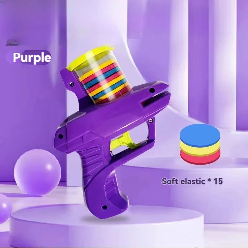 Children's UFO Radish Gun Toy | Safety Soft Bullet Outdoor Battle Set
