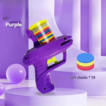 Children's UFO Radish Gun Toy | Safety Soft Bullet Outdoor Battle Set