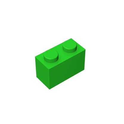 Educational Assemblage Gobricks Brick 1 x 2 without Bottom Tube | Compatible with Lego 3004 3065 35743