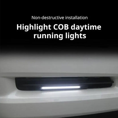 2pcs 17cm Universal Waterproof Daytime Running Lights | COB Fog Lamp Strip Lights