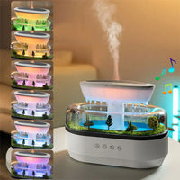 Cloud Rain Humidifier Rainfall Aromatherapy Diffuser with 7 Color Light for Home