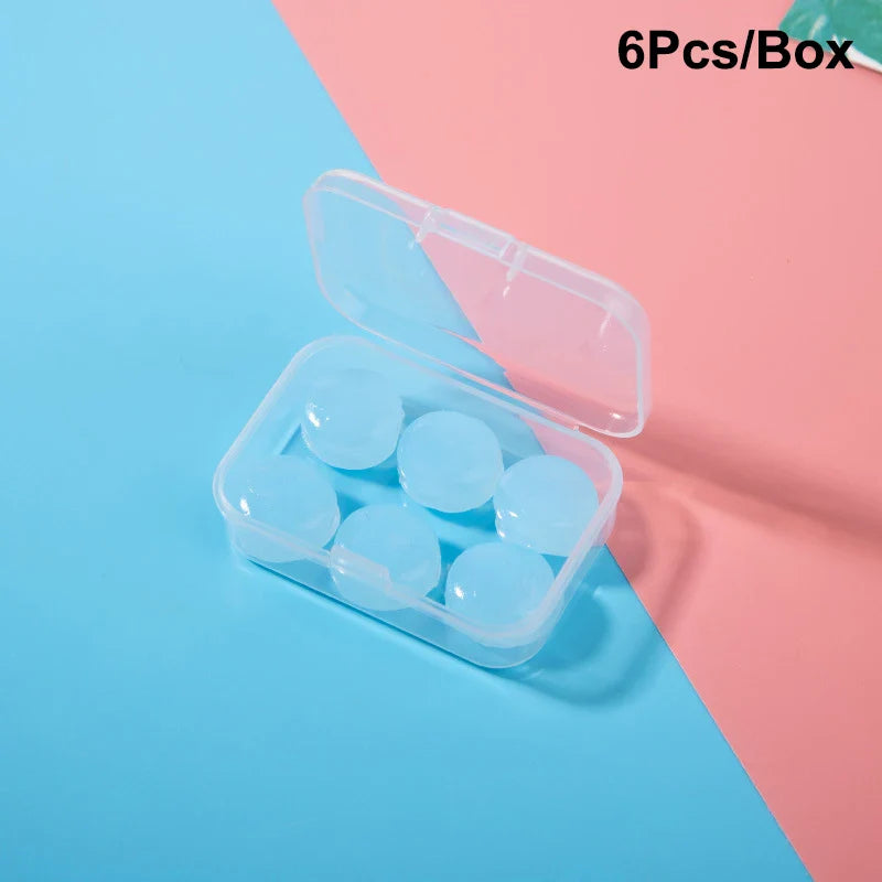 Noise Reduction Swimming Earplugs | Waterproof Silicone Sleep Ear Plugs for Snoring and Sound Insulation