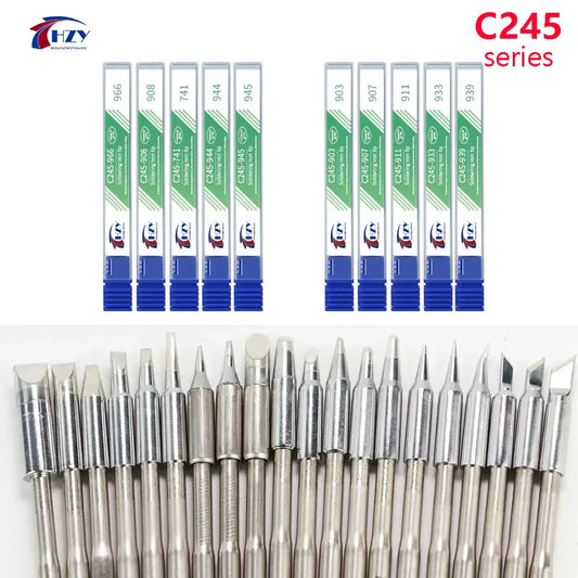 OEM C245 Series Soldering Iron Tips | Universal T245 Handle Soldering Station Tips for Phone Repair