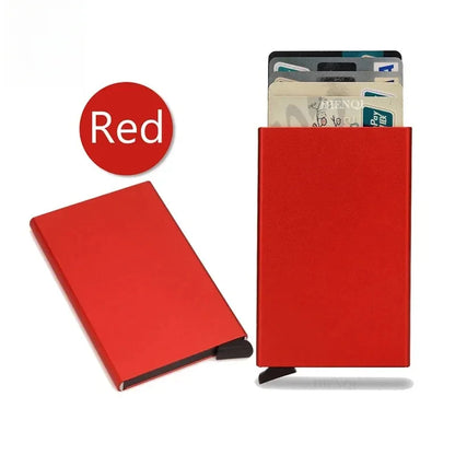 Pop Up Minimalist Smart Wallet | Thin Slim RFID Credit Card Holder for Men Women