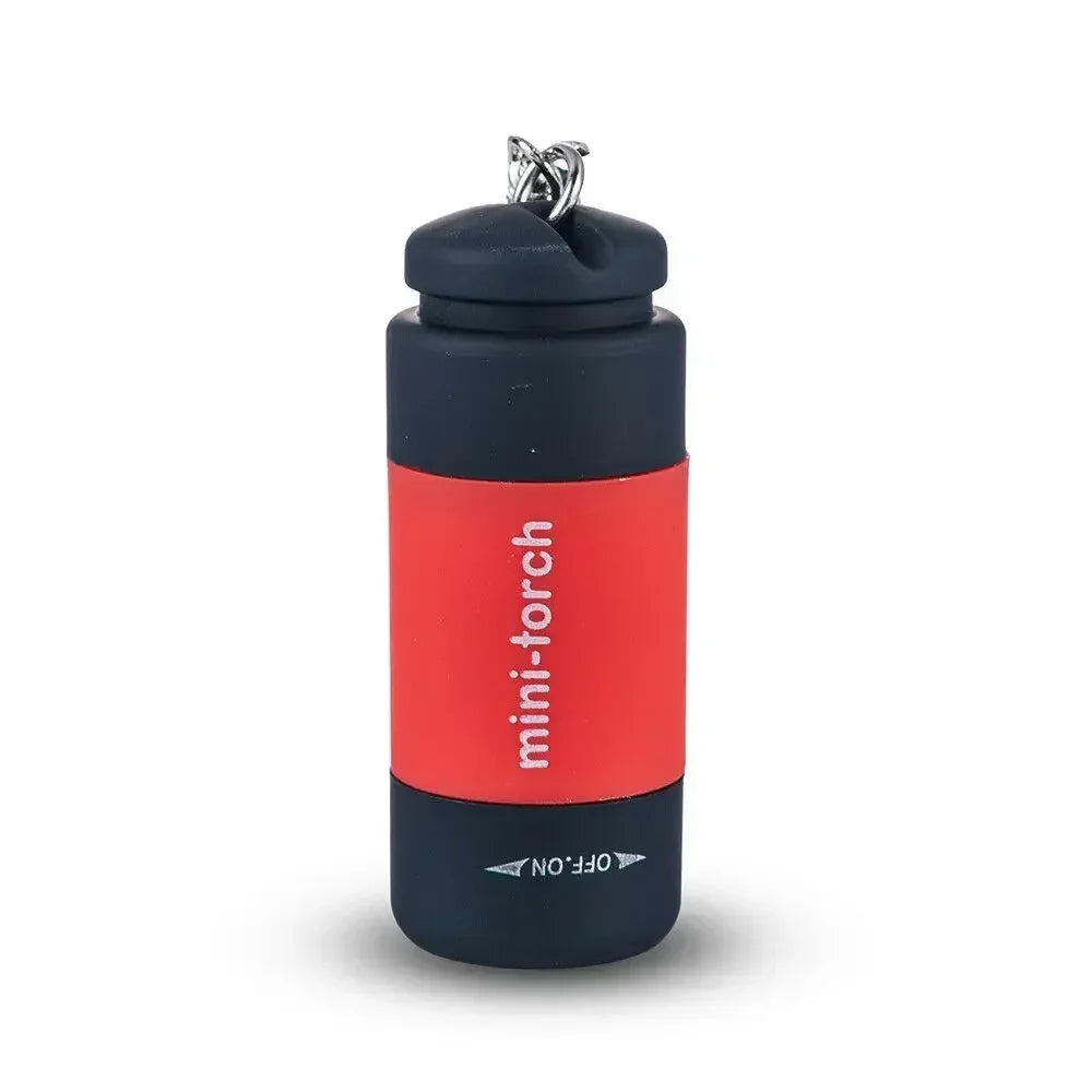 Portable Mini Flashlight Keychain Light | USB Rechargeable LED Keychain Torch