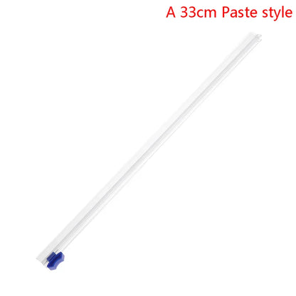 Plastic Wrap Dispenser with Slide Cutter | Smooth Cutting Reusable Food Wrap Cutter