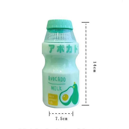 480ml Kawaii Plastic Water Bottle for Girls | Cute Reusable Drinkware
