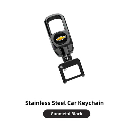 Chevrolet Metal Keychain Key Ring | Car Logo Pendant for Auto Accessories