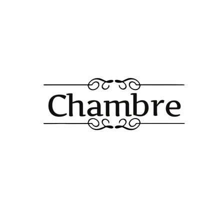 French Bathroom Toilet Sign Vinyl Sticker Decal | WC Entrance Sign Door Decal for France Home