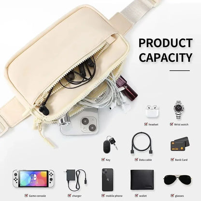 Riñonera de moda para yoga 2026, bolsa de cintura deportiva, bolsa para móvil de yoga, bolsa portátil, regalo unisex para mujer para fitness y running