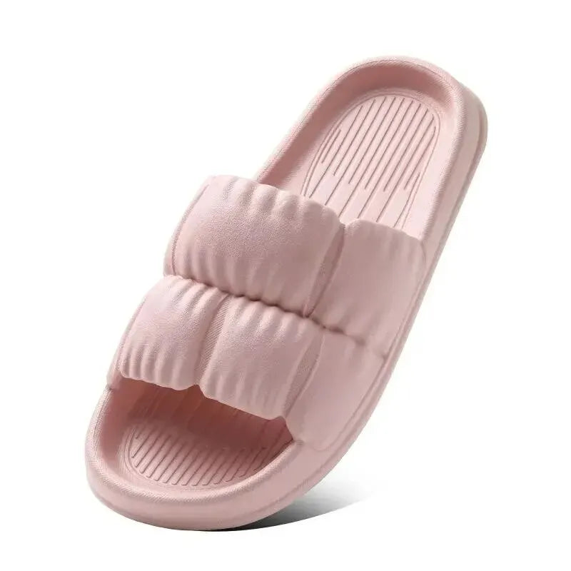 Women's Cloud Slippers with Soft Thick Sole | Non-Slip EVA Flip Flops for Indoor and Outdoor Use