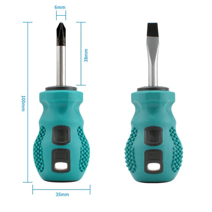 Precision Screwdriver Set | Manual Kit with Phillips and Slotted Head