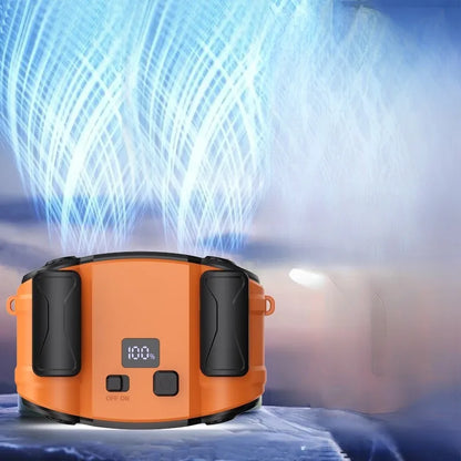 Active Breeze | Portable Waist Fan with Dual Air Outlets | Hands-Free Cooling Solution for Outdoor Activities