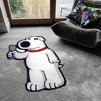 VIKAMA Cartoon Bear Carpet Irregular Carpet Full Body Mirror Carpet Rug For Bedroom Live Room Soft Bedside Rug Home Decoration