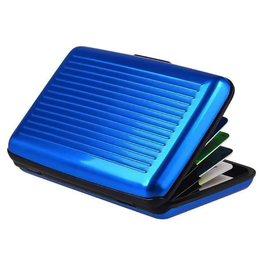 Metal Credit Card Holder Wallet | Slim Waterproof Card Protector