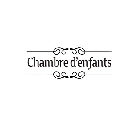 French Bathroom Toilet Sign Vinyl Sticker Decal | WC Entrance Sign Door Decal for France Home