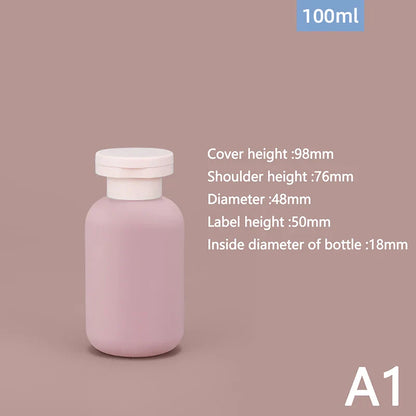 Refillable Foaming Soap Dispenser Bottles | PE Plastic Flip Cap or Pump Lotion Containers