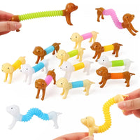 Colorful Stretchable Pop Tubes | 12/24 Pack Party Favors