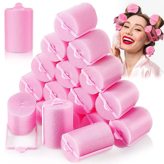 Soft Sponge Foam Cushion Hair Rollers | DIY Home Hair Styling Kit