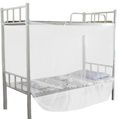 Mosquito Net for Bed Full Queen Size | 4 Corner Post Canopy Netting White