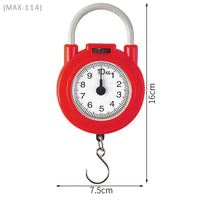Portable 10kg Hanging Mechanical Scale | Luggage & Kitchen Weight Tool