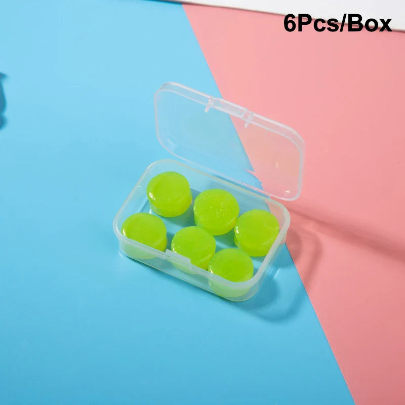 Noise Reduction Swimming Earplugs | Waterproof Silicone Sleep Ear Plugs for Snoring and Sound Insulation