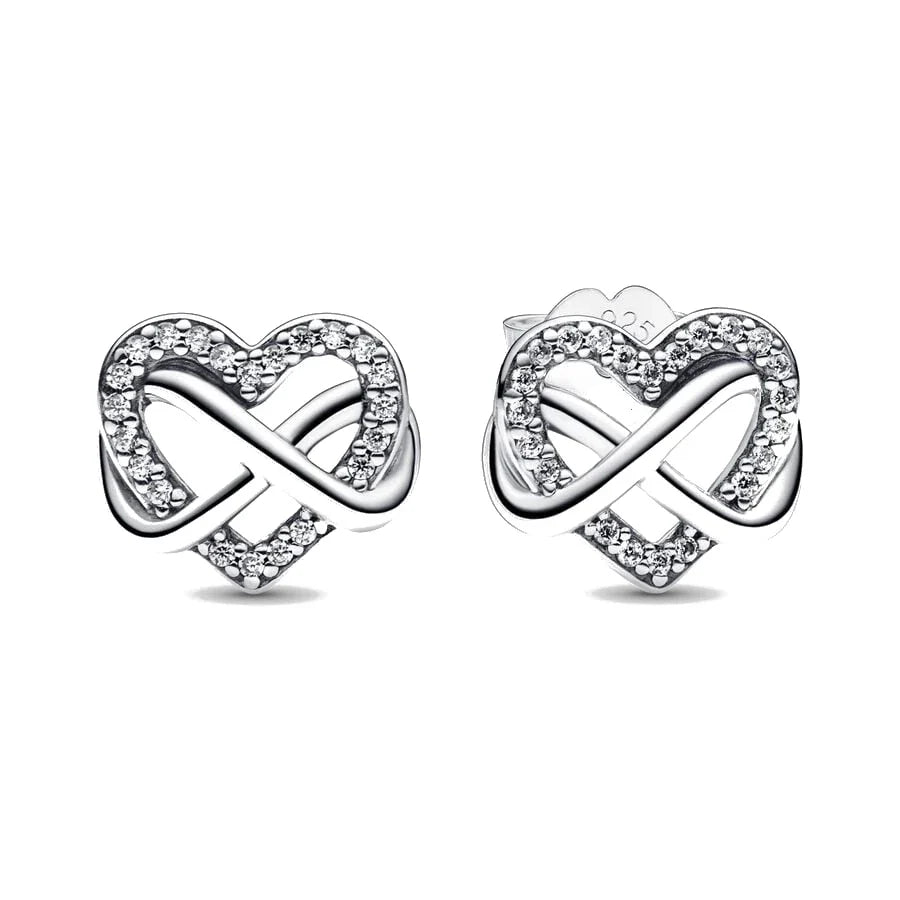 925 Silver Double Hoop Snowflake Ginkgo Stud Earrings | DIY Jewelry Gift for Women