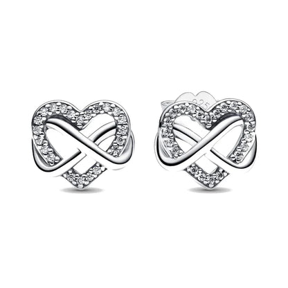 925 Silver Double Hoop Snowflake Ginkgo Stud Earrings | DIY Jewelry Gift for Women