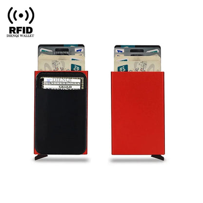 DIENQI Rfid Credit Card Holder | Smart Minimalist Aluminium Wallet