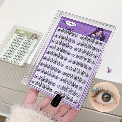 Gege Bear Glue-Free DIY False Eyelashes | Long, Thick & Natural Solar System Lashes