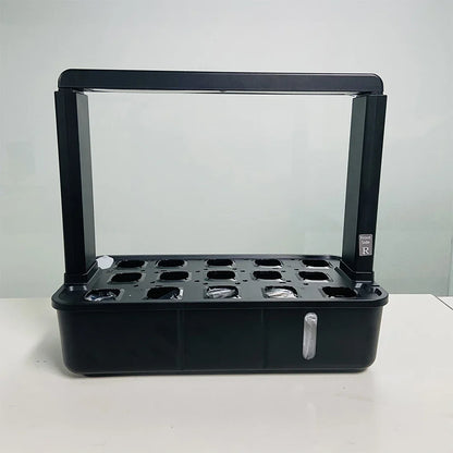 Hydroponic Growing System 15 Pod Indoor Garden Full Spectrum LED Smart Kit