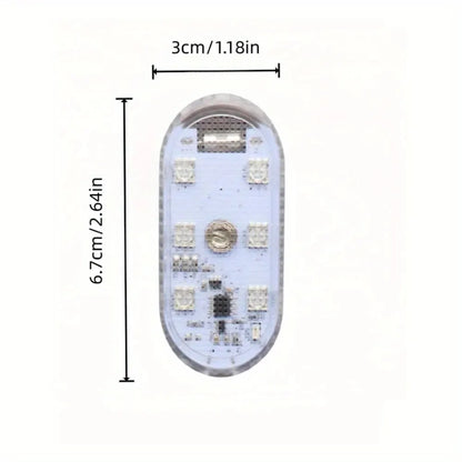 Wireless LED Car Interior Lights | USB Rechargeable Ceiling Lamp, Reading Light & Door Light