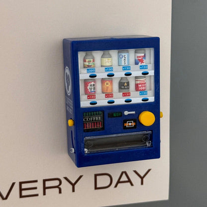 Mini Simulation Model Light Sign Fridge Magnets Dollhouse Vending Machine Magnetic Sticker for Refrigerator DIY Home Decoration