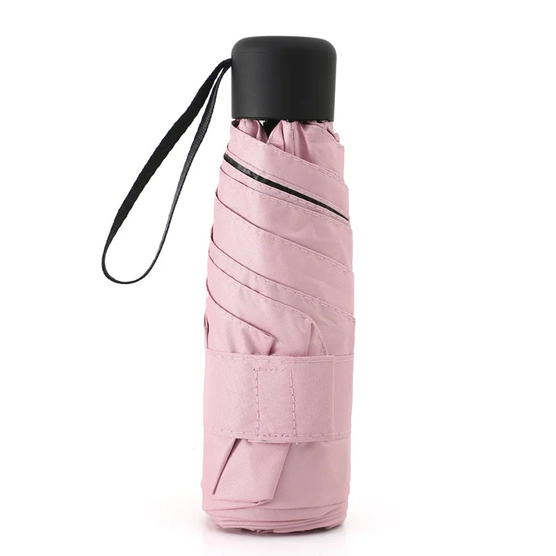 Mini Pocket Travel Umbrella Windproof Automatic Folding Compact Rain Umbrella