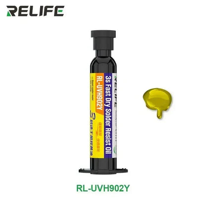 RELIFE 3 Seconds Quick Drying UV Oil | PCB Repair & Solder Mask Tool
