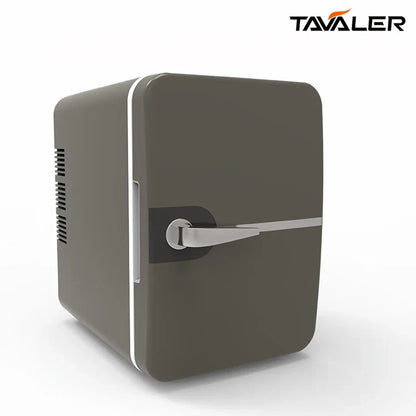 TAVALER 6L Mini Fridge Car Refrigerator USB Cooling Heating for Skincare Drinks