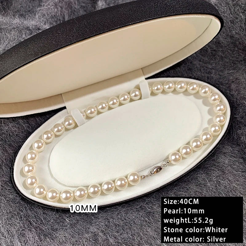 Taoya Imitation Pearl Beaded Necklace | Classic Fashion Jewelry for Women