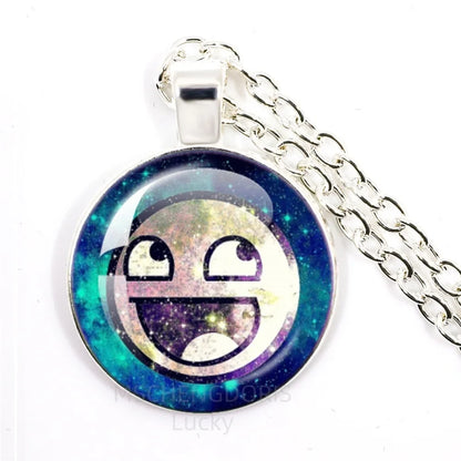Funny Meme Cartoon Pendant Necklace | Unisex Fashion Jewelry Gift