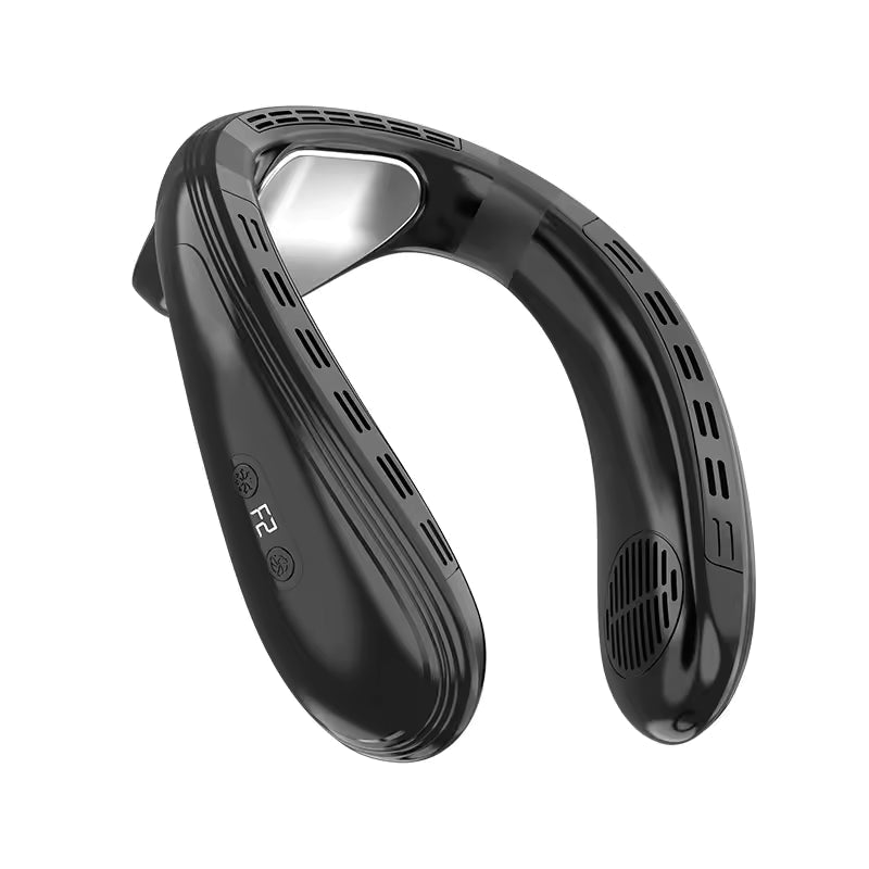 Cooling Neck Fan | Portable Neck Air Conditioner with 3-Speed Settings | Lightweight Design for Instant Heat Relief