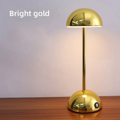 LED Touch Table Lamp 3-Color USB Charging Night Light Desk Lamp for Bar Room