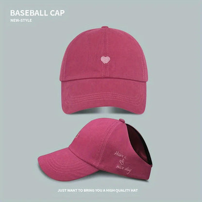 Summer Ponytail Baseball Cap | Breathable Outdoor Sun Hat for Women