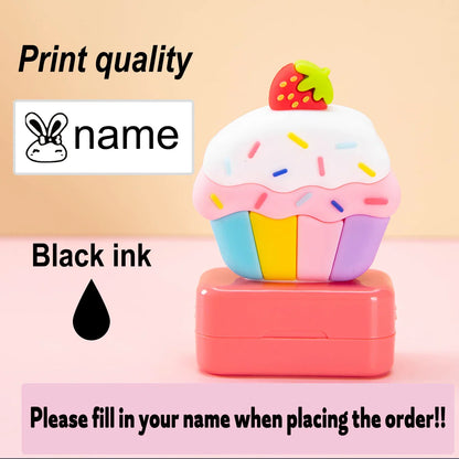 Custom Creative Cartoon Name Stamps | Personalized Seals for School Uniforms and Signatures