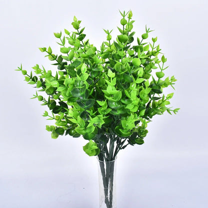 Planta artificial pequeña, helecho de Boston, hierba verde, decoración del hogar, hojas falsas, follaje, decoración de jardín, fiesta, bodas