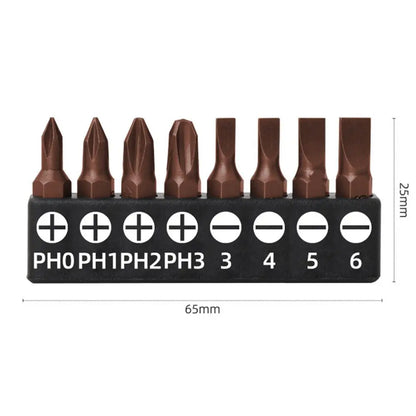 Screwdriver Bits Set 25mm 50mm | S2 Alloy Steel Magnetic Screwdriver Bits for Phillips, Slotted, Hex, Torx