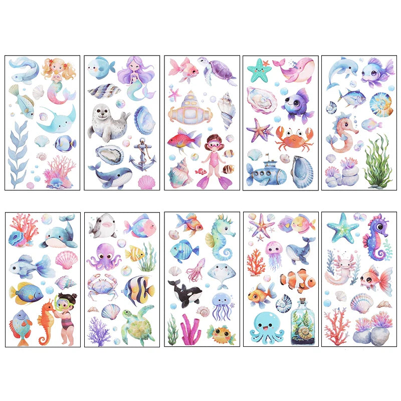 10pcs Soccer Temporary Tattoo Stickers | Kids Birthday Party Favors
