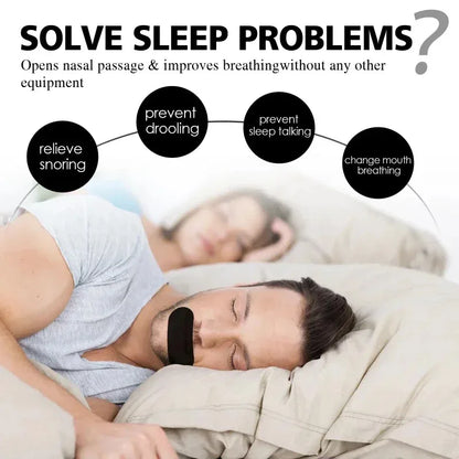 Anti-Snoring Mouth Patches | Sleep Tape for Nasal Breathing