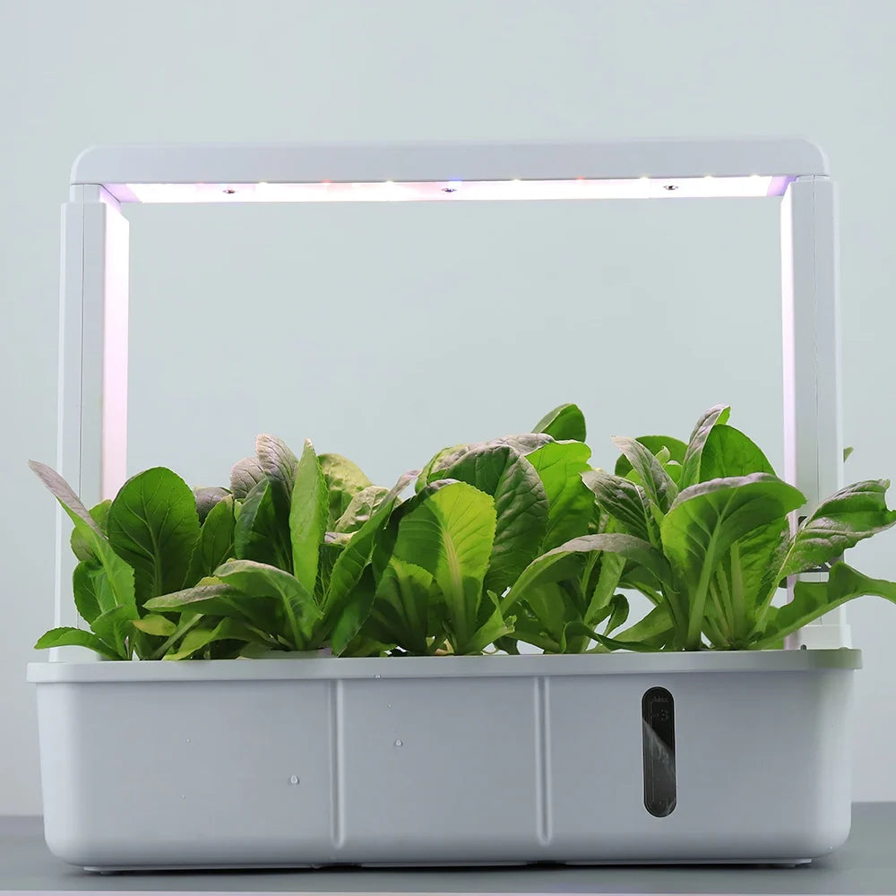 Hydroponic Growing System 15 Pod Indoor Garden Full Spectrum LED Smart Kit