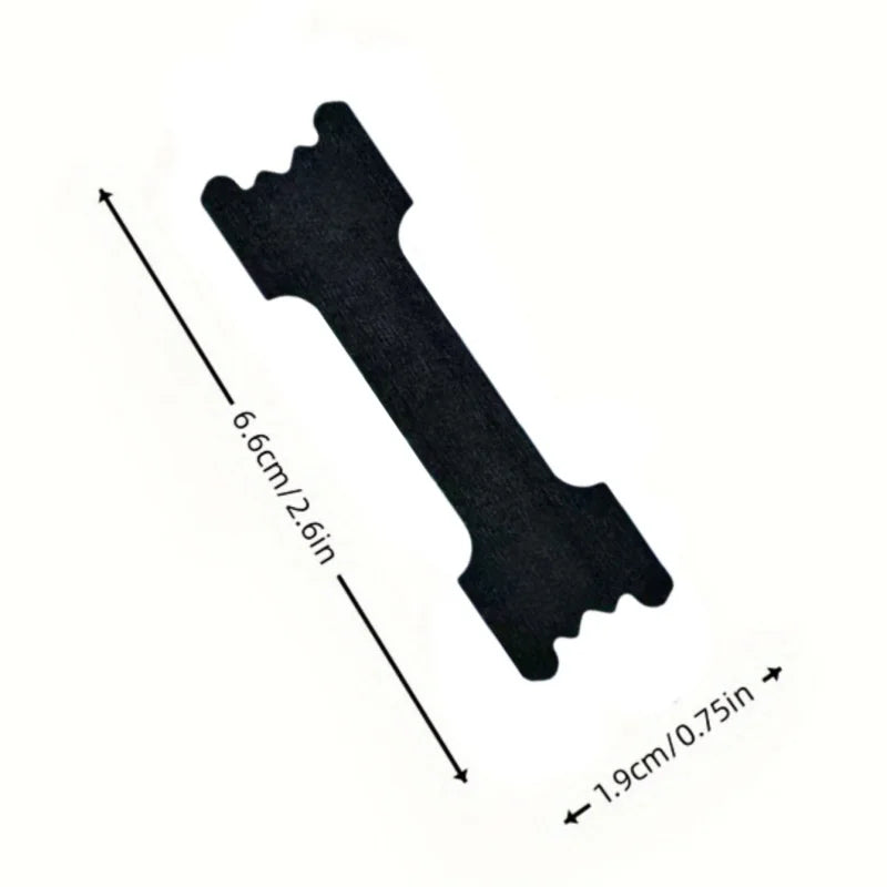 50pcs Black Breathe Right Nasal Strips | Breathable, Comfortable and Reusable for Restful Sleep